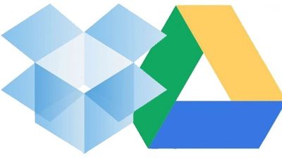 Logo Google Drive e Dropbox