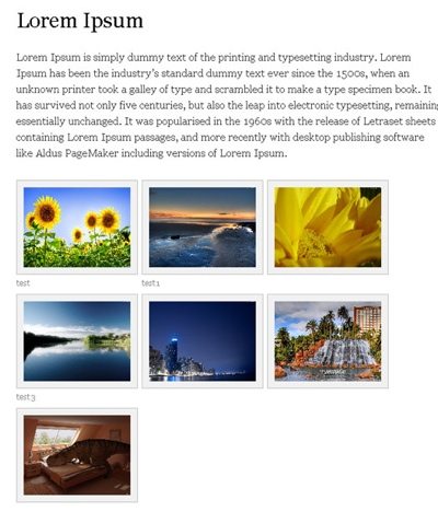 Gallery - plugin para galeria de imagens e fotos