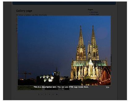 NextGEN Gallery - plugin para galeria de imagens e fotos
