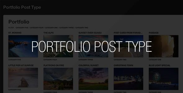 Portfolio Post Type Plugin - Melhores plugins para portfolio de clientes