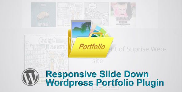 Responsive Slide Down Portfolio Plugin - Melhores plugins para portfolio de clientes